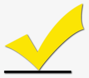 Picture - Check Mark Png Yellow #1986748