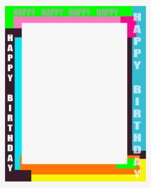 Happy Birthday Magazine Frame - Happy Birthday Frame Png #1987152
