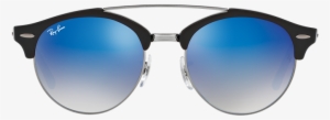 Ray-ban Rb4346 62507q T - Ray Ban Double Bridge Sunglasses Blue #1987959