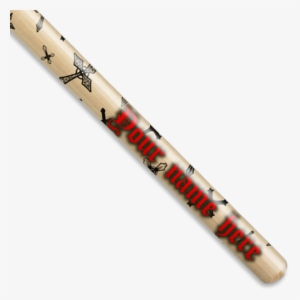 Black Crosses Personalized Custom Drumsticks - Candle #1988031
