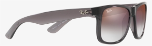 Ray Ban Justin Trasparent Grey Lente Gradient Mirror - Ray-ban Justin Classic #1988358