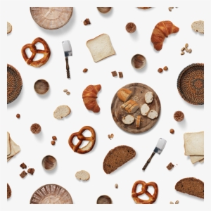 Hand Painted Delicious Croissant Background Png Transparent #1988391