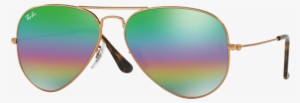 Ray-ban Aviator Mineral Flash Lens Sunglasses - Ray Ban 3025 9018c3 #1988415