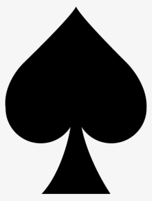 Bust Chip 1 - Deck Of Card Spades #1988827