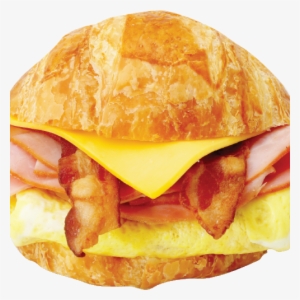 #87 Ham, Bacon, Egg & Cheese Croissant - Ham Bacon Egg Cheese Croissant #1989003