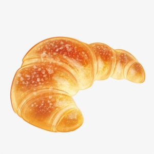 Croissant Bread Png Image Background - Croissant Transparent Background #1989071