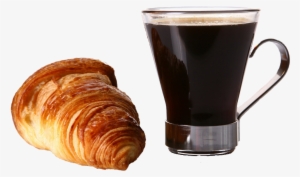 Go To Image - Coffee With Croissant Png #1989098