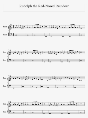 Rudolph The Red Nosed Reindeer Sheet Music Pdf - Romanian Anthem Sheet Music #1989220