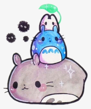 Popular And Trending Totoro Stickers On Picsart Png - Drawing #1989696