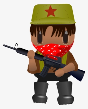 Drawing Chibi Guerrilla Warfare Computer Icons Zapatista - Guerrilla Clipart #1989820