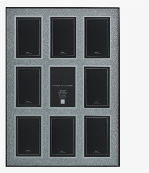 Glitter 9 Aperture Box Photo Frame 4 X 6" - Picture Frame #1991034