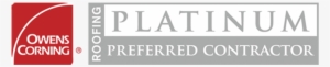 Owens Web - Owens Corning Platinum Preferred Contractor #1991105