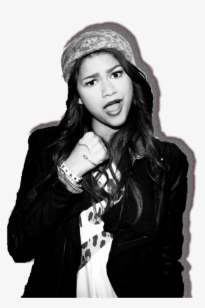 Png Da A Preto - Zendaya Black And White #1991106