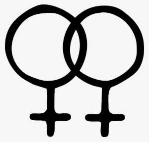 Lgbt Symbols Gender Symbol Lesbian Homosexuality - Lesbian Symbol #1991939
