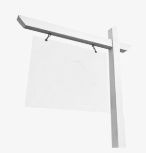 Real Estate Signs - Real Estate Sign Black And White #1992775