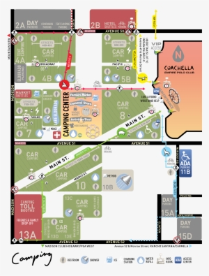 Venue Parking Camping Camping Center Directions - Map #1992881