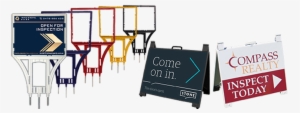 Some Of The Various Styles Of Real Estate Signs We - Sign #1992905