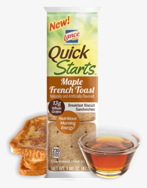 Lance Quick Starts Breakfast Biscuit Sandwiches, Maple #1993363
