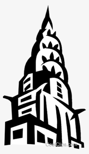Chrysler Building New York Royalty Free Vector Clip - Chrysler Building New York Vector #1994808