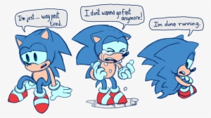Sonic's Feeling Of Running Alot - Coldsteel The Hedgehog Fan Art #1995499