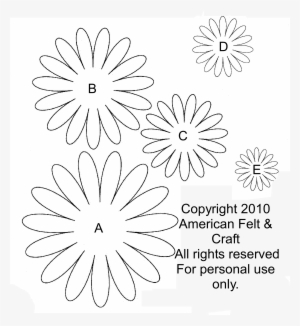 Daisy Clipart Black And White - Daisy Silhouette - Free Transparent Png 