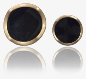 Black And Gold Button #1995625