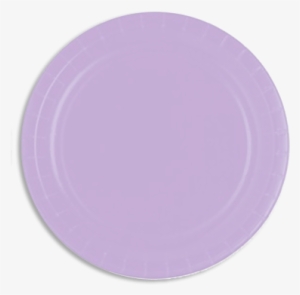 Purple Paper Party Plates - Circle #1996203