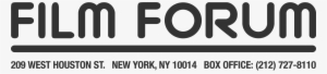 Now Playing Email Us Map & Directions Site Credits - Film Forum Logo #1996382 Now Playing Email Us Map & Directions Site Credits - Film Forum Logo #1996382