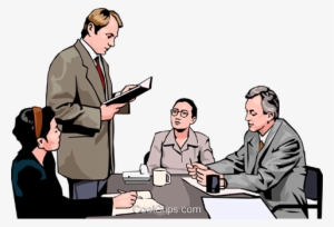 Business Meeting, People In Business Royalty Free Vector - Realistic Worker #1996551