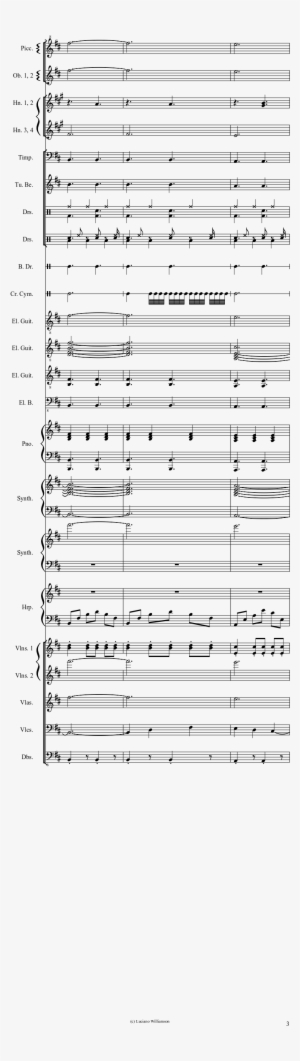 Darrylfield Credits Sheet Music Composed By Luciano - Sheet Music #1996645