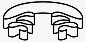 Ribbon White Curled Shape - Ribbon #1996931