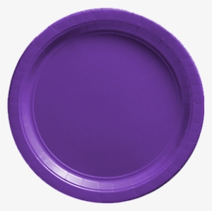 New Purple Paper Dinner Plates 20ct - Platos De Clores #1997072