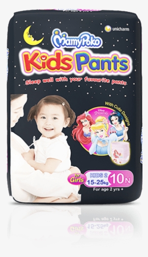 Mamypoko Kids 2 Pants 15-25kg For Girls - Mamy Poko Kids Pants Girls 15-25kg 10s #1997497