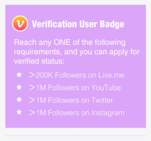 Verified User Criteria - Redex #1997677