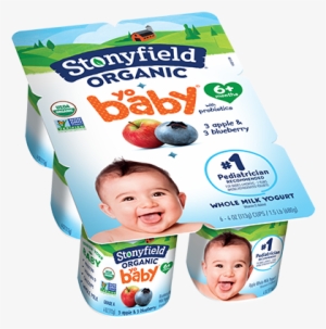 Yobaby Blueberry / Apple - Stonyfield Baby Yogurt #1997697