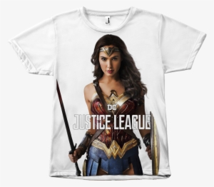 Wonder Woman Justice League Gal Gadot Canvas Size Sublimation - T Shirt Wonder Woman Gal Gadot #1997717