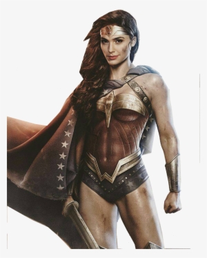 Gald Gadot Wonder Woman Fan Art Transparent By Blackrangers123 - Gal Gadot As Wonder Woman Transparent #1997750