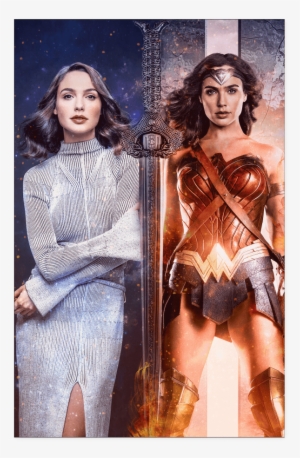 Gal Gadot Poster - Batman Vs Superman Dawn Of Justice Wonder Woman Cosplay #1997771