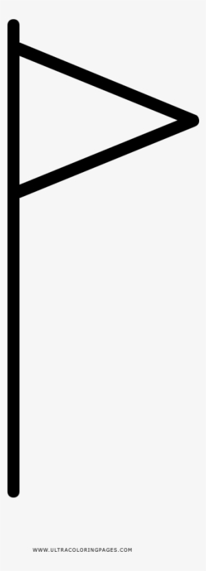 Golf Flag Coloring Page - Banderas De Golf Para Colorear #1998418