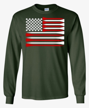 Usa Flag For Golfer, Long Sleeve Tee, Golf Flag Usa - T-shirt #1998627