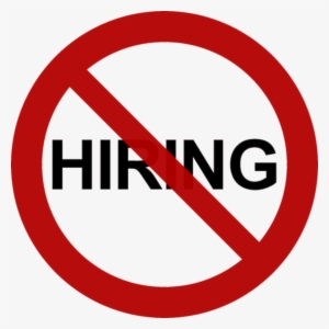 Image Of Word 'hiring' Behind A Red Circle With A Line - Limite Di Velocità 120 #1998647