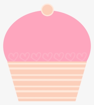 Cute Pink Cupcake Clipart - Clip Art #1999183