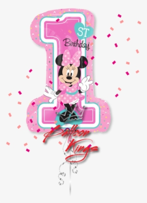 1st Birthday Minnie Mouse Shape - 1st Minnie Mouse #1999423