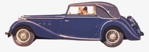 Ladies Driving Vintage Car - Classic Car Png #20150