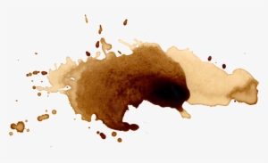 Water Stain Png Clip Art Free Download - Brown Watercolor Splash Png #20363