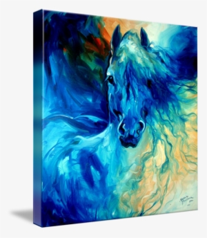 "equus Blue Ghost" By Marcia Baldwin, Shreveport, Louisiana - Marcia Baldwin Horses #20538