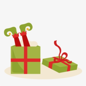 Cute Christmas Present Clipart - Pretty Christmas Svg Files #20608