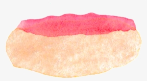 Rose Red Hand Painted Watercolor Transparent Gourmet - Watercolor Painting #20841