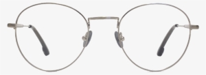 Men S Eyeglasses Prescription - Men's Quincy Round Glasses In Brushed Silver #22113