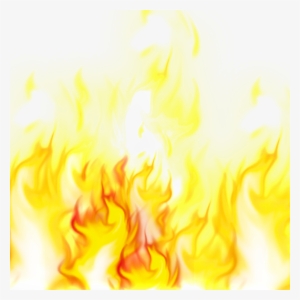 Hand Painted Flaming Flame Transparent Decorative - Flame #22188